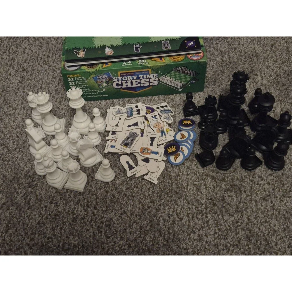 Story Time Chess Educational Game Learn Chess Replacement Parys NOT COMPLETE
